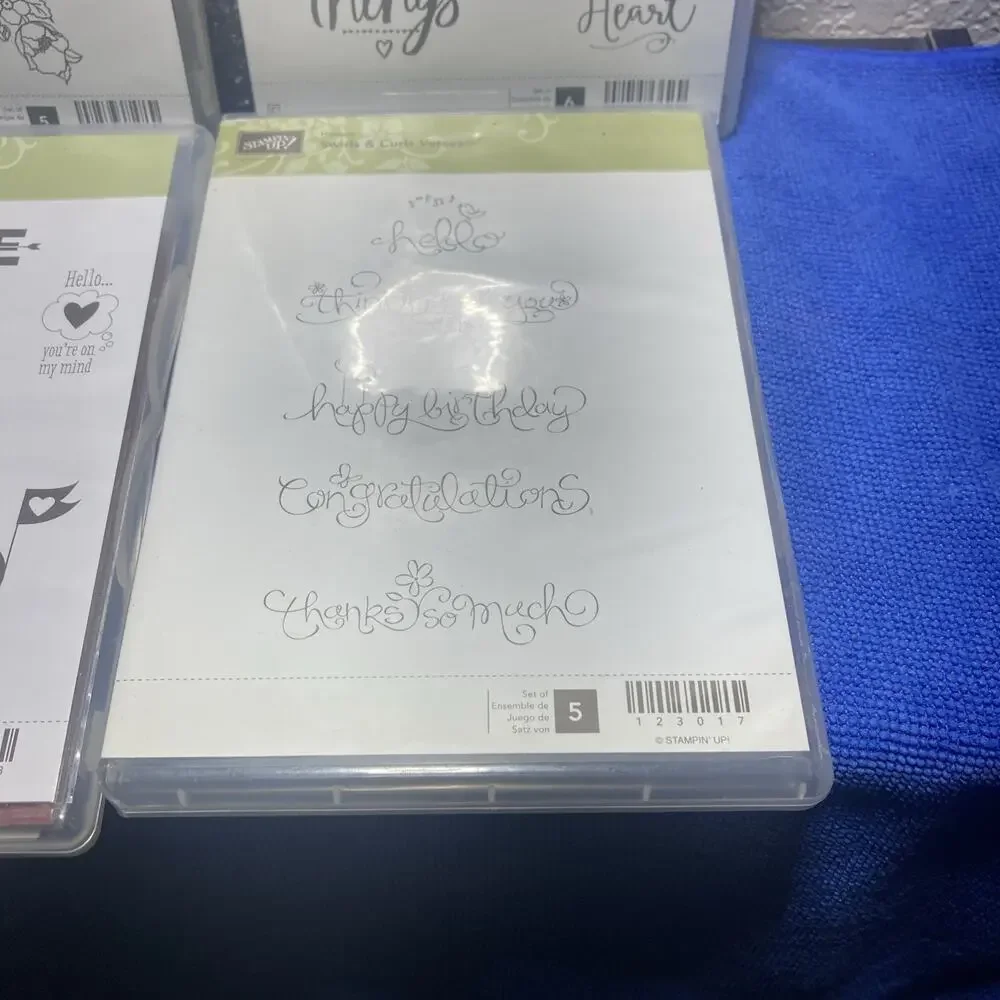 Stampin' Up Lot Of 6 Sale-a-Bration Sets; Whimsical Words And More